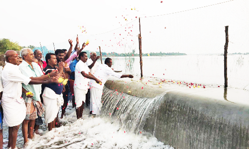 ஆரணி மேல்சீசமங்கலம் ஏரி நிரம்பியது