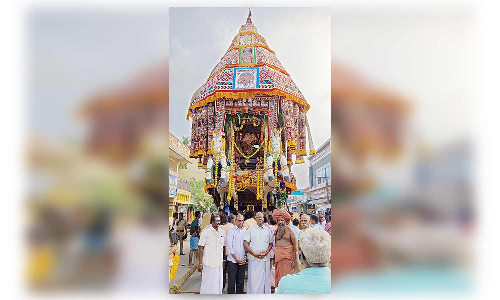 வதாரண்யேஸ்வரர் கோவில் தேரோட்டம்