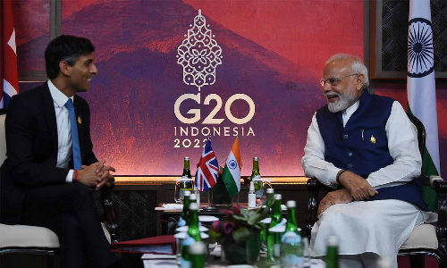 ஜி20 மாநாட்டில் மோடி-ரிஷி சுனக் சந்திப்பை தொடர்ந்து பிரிட்டன் வெளியிட்ட முக்கிய அறிவிப்பு