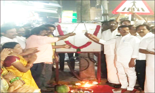 புதிதாக உயர்கோபுர மின் விளக்கு