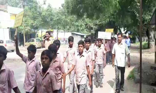 கண்ணமங்கலத்தில் விழிப்புணர்வு பேரணி