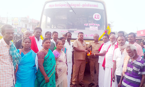 கொரோனாவால் நிறுத்தப்பட்ட அரசு பஸ் மீண்டும் இயக்கம்