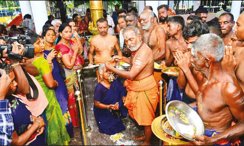 ரெகுநாதபுரம் ஸ்ரீவல்லபை ஐயப்பன் கோவிலில் மண்டல மகரவிளக்கு பூஜை தொடக்கம்