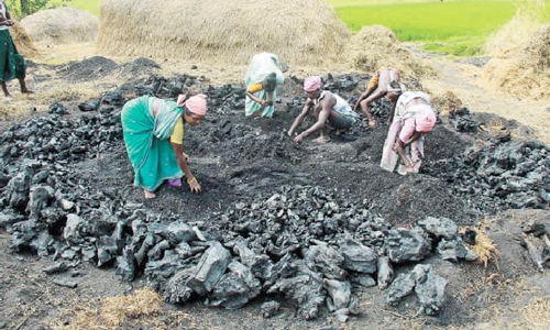 விதை, உரம், கூலி உயர்வால் கரிமூட்டம் தொழிலுக்கு மாறும் விவசாயிகள்