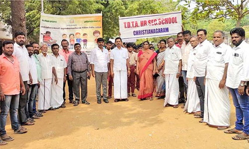 உடன்குடியில் மாணவர்களின் விழிப்புணர்வு பேரணி