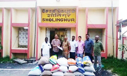 ரெயிலில் கடத்த முயன்ற 1 டன் ரேசன் அரிசி பறிமுதல்