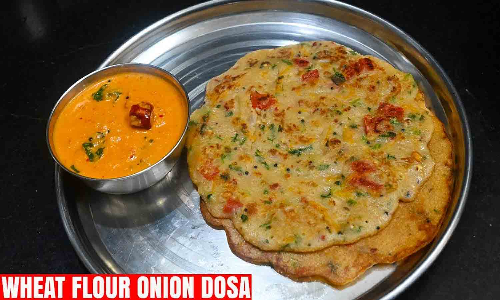 சத்து நிறைந்த கோதுமை வெங்காய தோசை