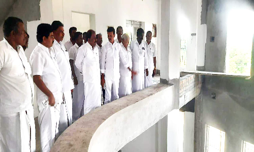 ஜவ்வாதுமலை சுற்றுலா மாளிகை கட்டிட பணிகள் ஆய்வு