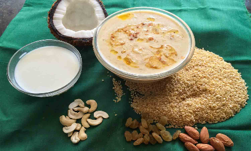 கோதுமை ரவையில் சூப்பரான பாயாசம் செய்யலாம் வாங்க...