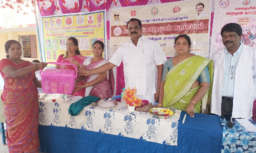 மத்தூர் ஒன்றியம் களர்பதி ஊராட்சியில்  வருமுன் காப்போம் மருத்துவ முகாம்