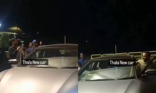 புதிய கார் வாங்கிய டோனி: ருதுராஜ், கேதர் ஜாதவுடன் இரவு நேர பயணம்