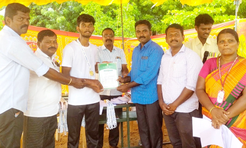 கரூர் மாவட்ட அளவிலான சிலம்ப போட்டி