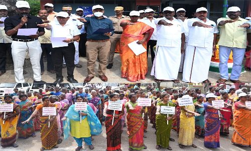 கள்ளக்குறிச்சி மாவட்ட மக்கள் கிராமத்தையும், சுற்றுபுறத்தையும் தூய்மையாக வைத்துக் கொள்ள வேண்டும்: கலெக்டர் ஷ்ரவன்குமார் அறிவுறுத்தல்