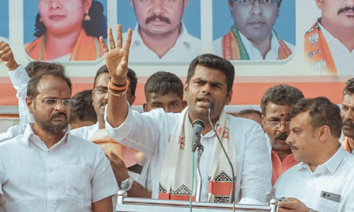 திமுகவின் முடிவுரை ஒவ்வொரு நாளும் எழுதப்பட்டுக் கொண்டு இருக்கிறது-  அண்ணாமலை