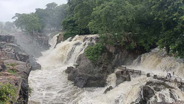 ஒகேனக்கல்லுக்கு நீர்வரத்து 14 ஆயிரம் கனஅடியாக நீடிப்பு ஒகேனக்கல்லுக்கு நீர்வரத்து 14 ஆயிரம் கனஅடியாக நீடிப்பு