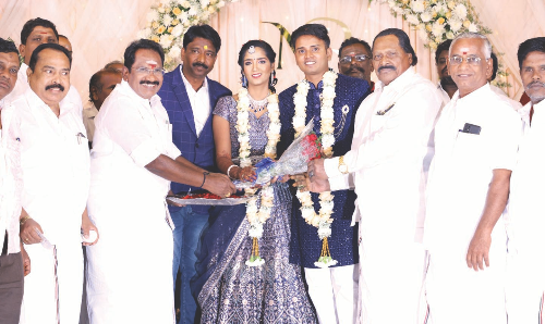 அ.தி.மு.க. பிரமுகர் எம்.ஜி. ராமச்சந்திரன் இல்ல திருமண விழா