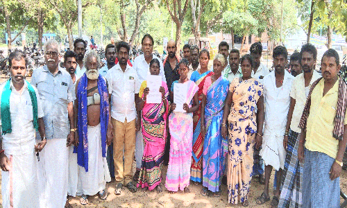 வடமதுரை அருகே கோவில் சொத்தை அபகரிக்க முயலும் கும்பல் மீது புகார்