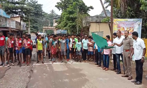 குலசேகரத்தில் போதை பொருட்களுக்கு எதிராக மினி மாரத்தான் போட்டி