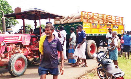 டிராக்டரை முந்திச்செல்ல முயன்றபோது விபத்து- அண்ணனுடன் மோட்டார்சைக்கிளில் சென்ற எம்.பில். மாணவி பலி