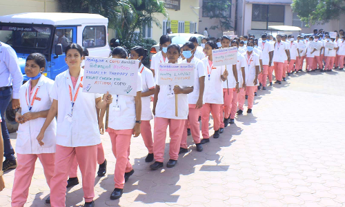 நெல்லை அரசு மருத்துவமனை சார்பில் விழிப்புணர்வு பேரணி