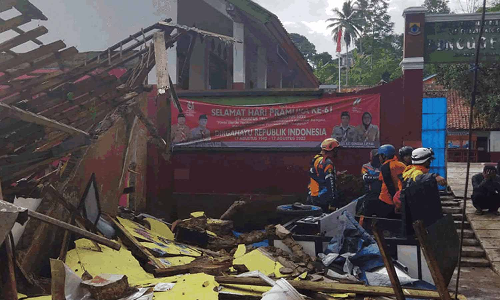 ஜாவா தீவில் நிலநடுக்கம்- பலி எண்ணிக்கை 162 ஆக உயர்வு