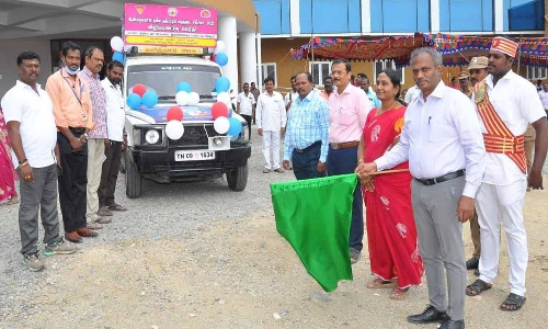 ஆண்களுக்கான கருத்தடை சிகிச்சை விழிப்புணர்வு வாகனம்