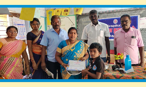 கல்லாமொழி அரசு பள்ளியில் வாசிப்பு நிகழ்ச்சி