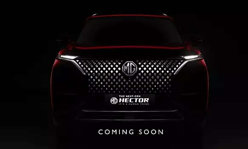 இணையத்தில் வெளியான ஹெக்டார் ஃபேஸ்லிஃப்ட் ஸ்பை படங்கள்