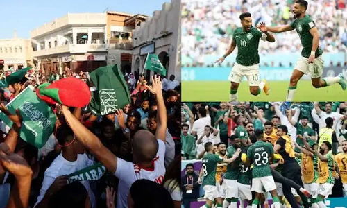 அர்ஜென்டினாவை வீழ்த்தியதால் சவுதி அரேபியாவில் இன்று அரசு விடுமுறை- நாடு முழுவதும் கொண்டாட்டம்