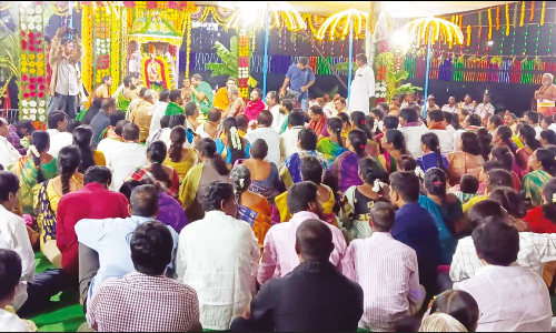 ஸ்ரீ காளஹஸ்தியில் சொர்ணமுகி ஆற்றுக்கு ஜல ஆரத்தி சிறப்பு பூஜைகள்