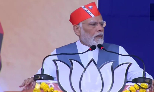 குஜராத் சந்தித்த பஞ்சம் பற்றி இன்றைய தலைமுறையினருக்கு தெரியாது - பிரதமர் மோடி