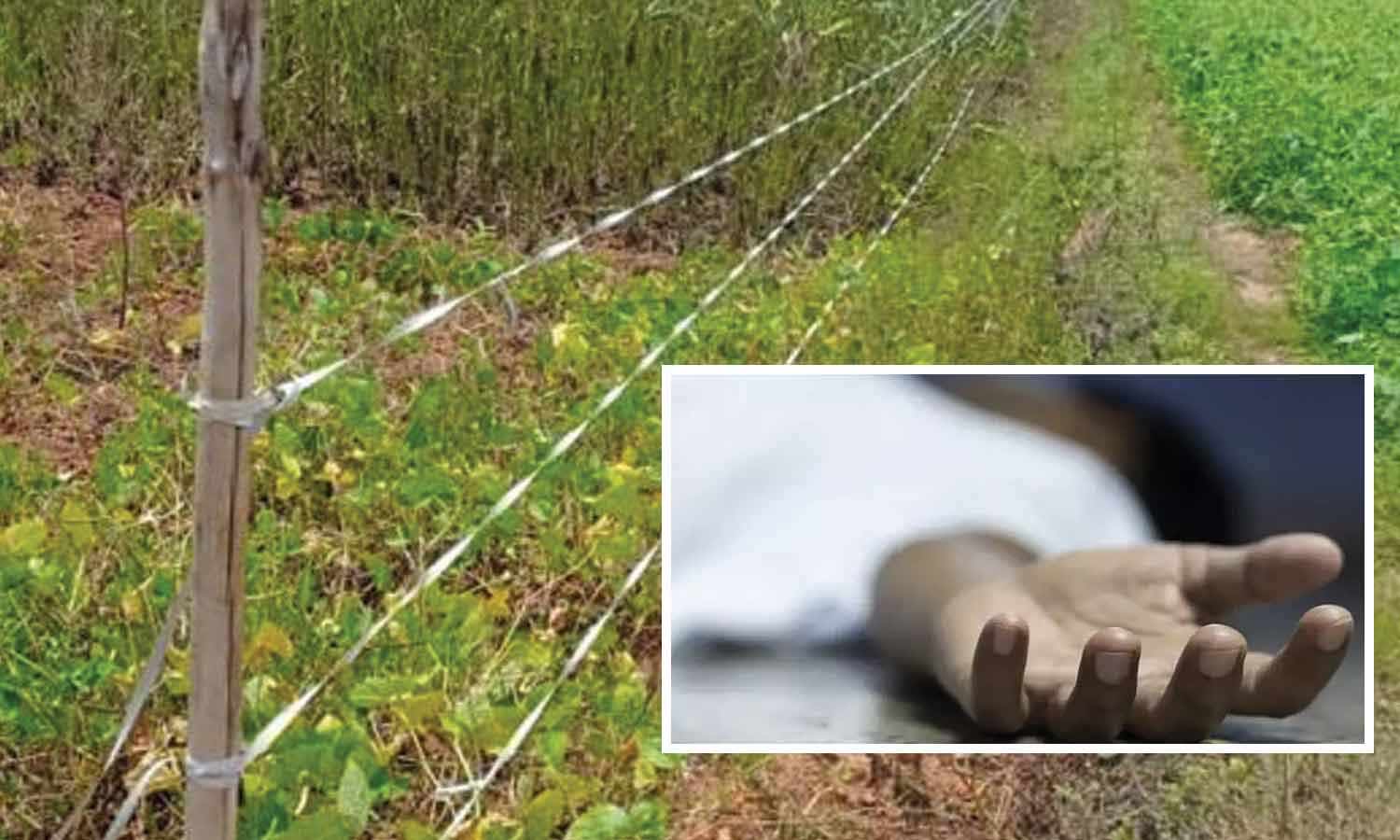 மின்வேலியில் சிக்கி விவசாயி சாவு