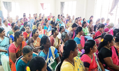 நாட்டறம்பள்ளியில் வாக்கு சாவடி அலுவலர்களுக்கு பயிற்சி