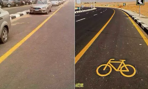 எகிப்தில் முக்கிய சாலைகளில் சைக்கிள் செல்ல தனிபாதை- சுற்றுச்சூழலை பாதுகாக்க நடவடிக்கை