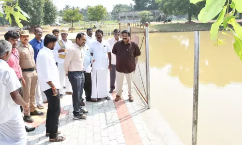 பேரூராட்சி பகுதிகளில் பல்வேறு திட்ட பணிகள் ஆய்வு