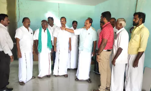 வில்லிசேரியில் இந்தியன் வங்கி கிளை அமைக்கும் பணிகள்- கடம்பூர் ராஜூ எம்.எல்.ஏ. ஆய்வு
