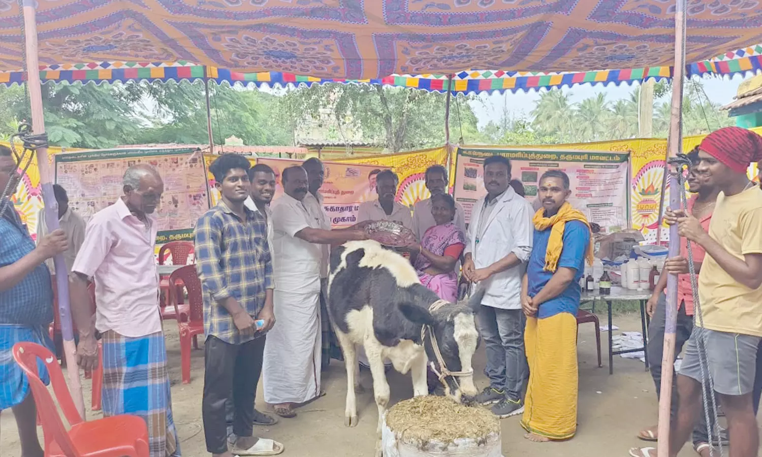 லளிகம் பால் உற்பத்தியாளர்கள் கூட்டுறவு சங்கத்தில் கால்நடை சுகாதார விழிப்புணர்வு முகாம் லளிகம் பால் உற்பத்தியாளர்கள் கூட்டுறவு சங்கத்தில் கால்நடை சுகாதார விழிப்புணர்வு முகாம்