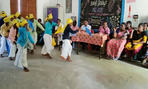 விளாத்திகுளம் அருகே  அரசுப்பள்ளியில்  கலைத்திருவிழா