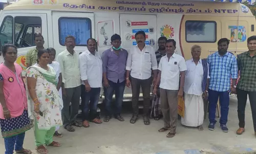 மேற்கு ராஜாபாளையத்தில்  காசநோய் கண்டறியும் முகாம்