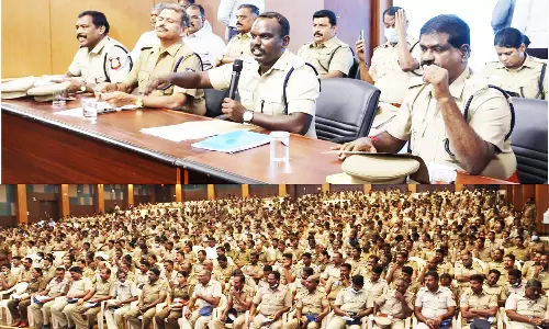 2-ம் நிலை காவலர்களுக்கான எழுத்து தேர்வை 14,991 பேர் எழுதுகின்றனர்