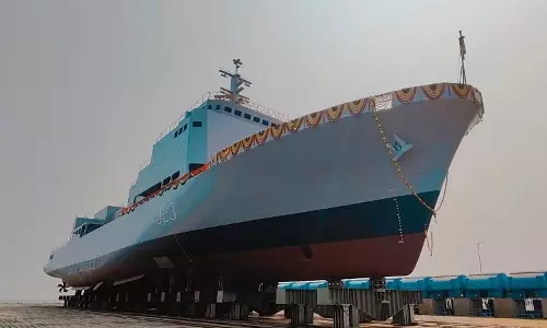 இந்திய கடற்படைக்கு புதிய ஆய்வுக் கப்பல்-  கண்காணிப்பு பணிகளை தீவிரப்படுத்த நடவடிக்கை