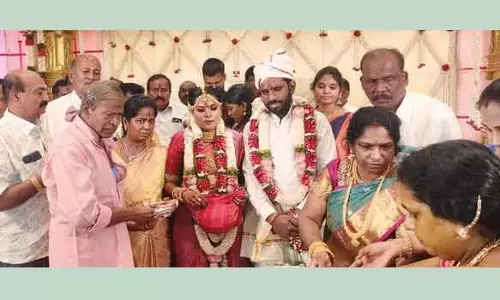 வெங்கடேஸ்வரா கன்ஸ்ட்ரக்சன்  என்ஜினீயர் பால்ராஜ் இல்ல திருமண விழா