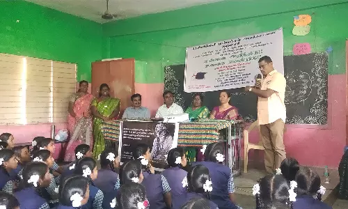 பாலக்கோடு அரசு பெண்கள் மேல்நிலை பள்ளியில்  குறும்படம் மூலம் பன்நோக்கு திறன் மேம்பாட்டு பயிற்சி