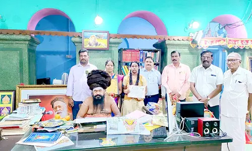 பேச்சு போட்டியில் குருஞானசம்பந்தர் மிஷன் முத்தையா பள்ளி மாணவி சிறப்பிடம்