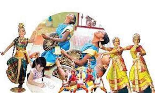 தென்னம்பாளையம் பள்ளியில் கலை திருவிழா