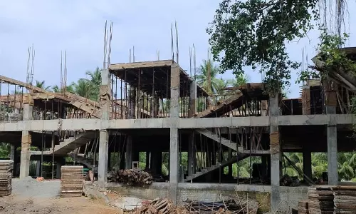 மொடக்குறிச்சி ஊராட்சி ஒன்றிய புதிய அலுவலகம் கட்டுமான பணி  தீவிரம்