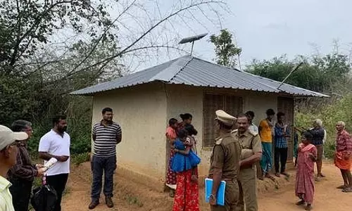 செம்பக்கொல்லி பழங்குடி கிராமத்தில் வனத்துறையினர் ஆய்வு