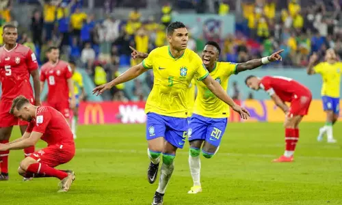 உலக கோப்பை கால்பந்து- சுவிட்சர்லாந்தை வீழ்த்தி அடுத்த சுற்றுக்கு முன்னேறியது பிரேசில்