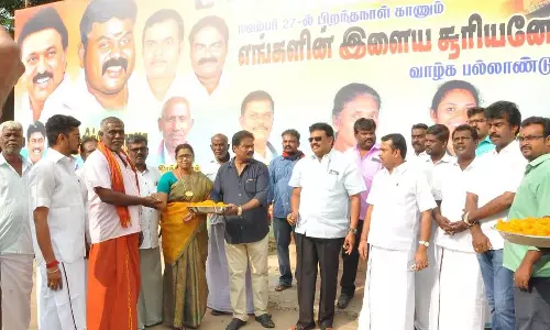 சிவகிரி பகுதியில் தி.மு.க. சார்பில் நலத்திட்ட உதவிகள்