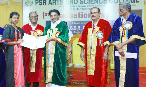 பி.எஸ்.ஆர்.கல்லூரி பட்டமளிப்பு விழா